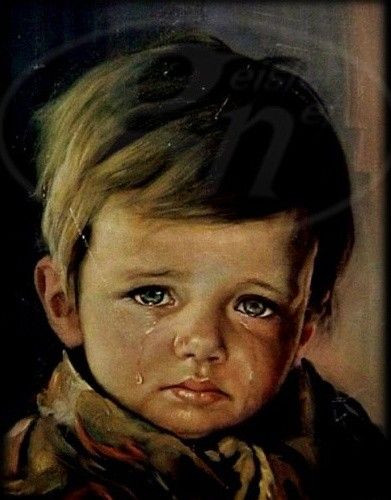 Crying boy