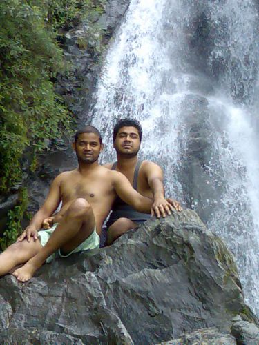 M with my cousin
