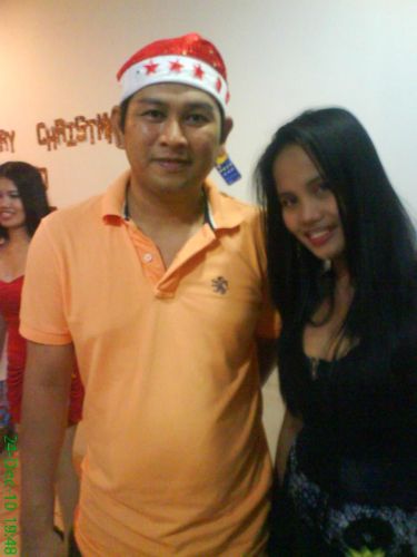 Our santa n me...hehe.