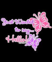 jst to say u all Hello!